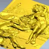 Панно "Встреча на набережной" - 3D модель STL для ЧПУ