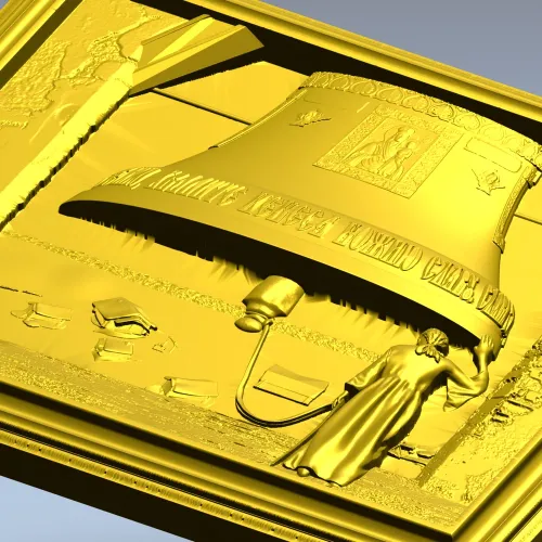 Панно "Колокольный зов" - 3D модель STL для ЧПУ