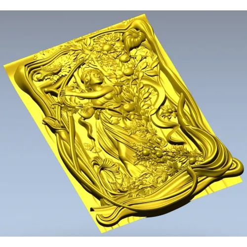 Рельефное панно в стиле модерн - 3D модель STL для ЧПУ
