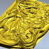 Рельефное панно в стиле модерн - 3D модель STL для ЧПУ