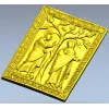 3D модель панно "Диалог у древа" - STL для ЧПУ