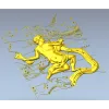 Панно "Водный носитель" - 3D модель STL для ЧПУ