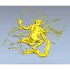 Панно "Водный носитель" - 3D модель STL для ЧПУ