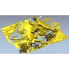 Панно "Танец воинов" - 3D модель STL для ЧПУ