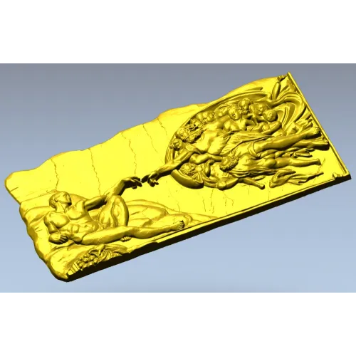 Classical Creation bas-relief - 3D STL model for CNC carving