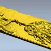 Classical Creation bas-relief - 3D STL model for CNC carving