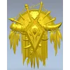 War-Totem Crest - STL 3D Model for CNC