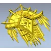 War-Totem Crest - STL 3D Model for CNC