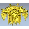 War-Totem Crest - STL 3D Model for CNC