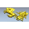 Квадрига Победы - 3D панно в формате STL для ЧПУ