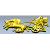Квадрига Победы - 3D панно в формате STL для ЧПУ