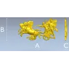Квадрига Победы - 3D панно в формате STL для ЧПУ