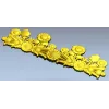 Sunflower Garland Relief STL for CNC