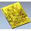Барельефное панно "Царская пара" - 3D модель STL для ЧПУ