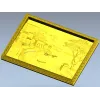 Панно в рамке "Средиземноморский причал" - 3D модель STL для ЧПУ