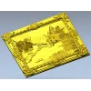 Панно "Мельничный пруд" - 3D модель STL для ЧПУ