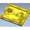 Панно "Мельничный пруд" - 3D модель STL для ЧПУ