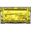 Рельефное панно "Речной пейзаж с церковью" - STL модель для ЧПУ