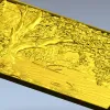 Тихая заводь - 3D модель STL для ЧПУ, панно-рельеф