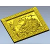 Capercaillie Song relief panel - STL 3D model for CNC