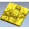 Барельеф исторического правителя - 3D модель STL для ЧПУ