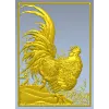 Рельефная 3D модель STl "Златоперый петух" для ЧПУ