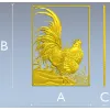 Рельефная 3D модель STl "Златоперый петух" для ЧПУ
