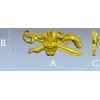 Pirate Skull Emblem STL for CNC