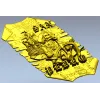 Pirate Captain Bas-Relief STL 3D Model for CNC