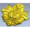 Пиратский медальон "Капитан-Лев" - 3D модель STL для ЧПУ