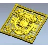 Пиратский компас - 3D панель STL для ЧПУ