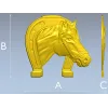 Голова коня в подкове - STL модель для ЧПУ