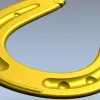 STL модель подкова для ЧПУ - Подкова удачи