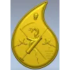 Final Drop teardrop medallion - STL 3D model for CNC