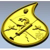 Final Drop teardrop medallion - STL 3D model for CNC