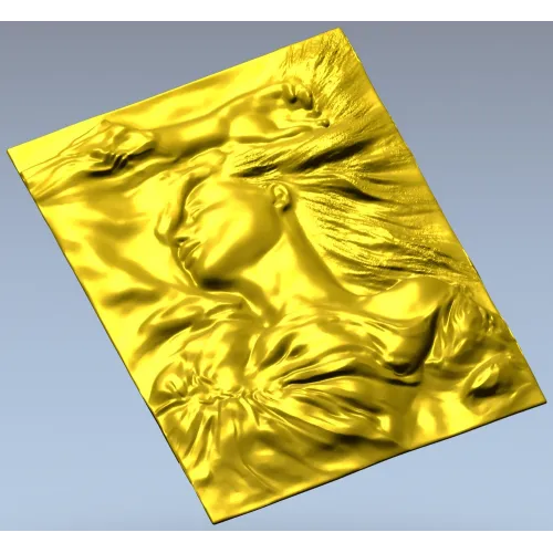 Пробуждение - 3D модель STL для ЧПУ, рельефное панно