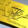 23 February Paratrooper Plaque 3D STL for CNC