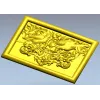 Songbird Arabesque Relief - STL model for CNC milling