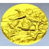 Медальон "Птичий полёт" - релефная stl модель для ЧПУ