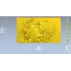3D модель панно "Цапля в лотосах" - STL для ЧПУ
