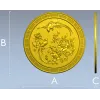 Круглая розетка "Птичий Сон" - 3D модель STL для ЧПУ
