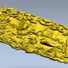 Прудовая сцена - 3D панно с утками в формате STL