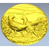 Фазаны в овальном медальоне - 3D модель STL для ЧПУ