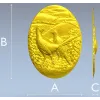 Фазаны в овальном медальоне - 3D модель STL для ЧПУ
