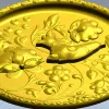 Songbird Floral Medallion - STL 3D model for CNC
