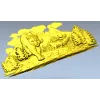 Пума в лесу - рельефная 3D модель STL для ЧПУ