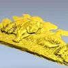 Пума в лесу - рельефная 3D модель STL для ЧПУ