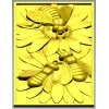 Bees on Daisies - High-Relief STL Panel for CNC