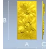 Bees on Daisies - High-Relief STL Panel for CNC