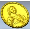 Peter I Oval Medallion - STL Relief for CNC